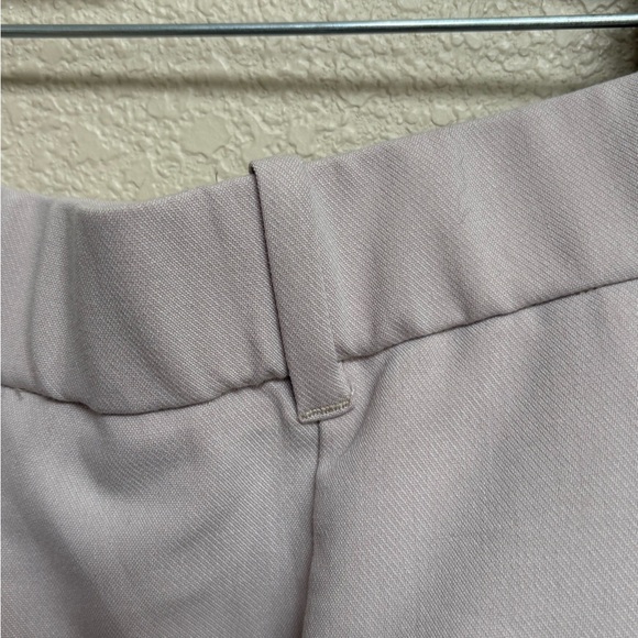 Abercrombie Sloane Tailored Wide Leg Pants 16 Short Light Beige Office High Rise - Picture 9 of 11